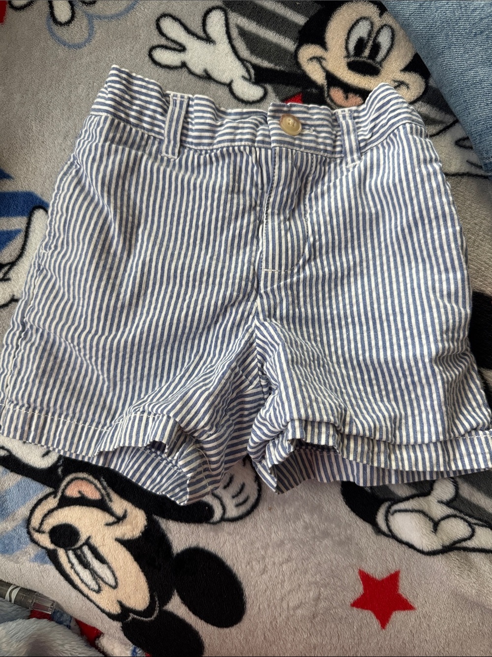 Ralph Lauren Blue & White baby shorts